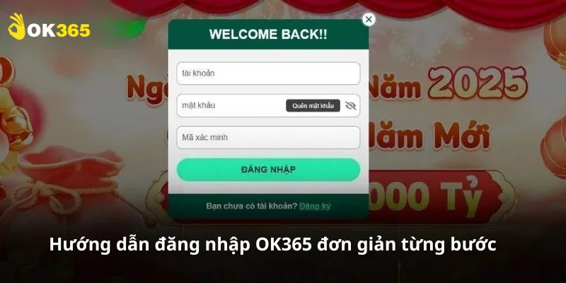Hướng dẫn đăng nhập OK365 đơn giản từng bước